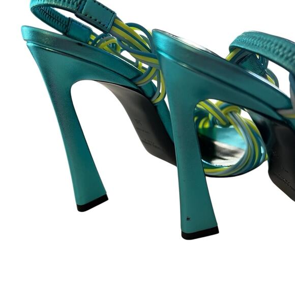 Saint Laurent Pool 105  Multi Strap High Heel Slingback Sandals EU 36 US 6 - Picture 10 of 13